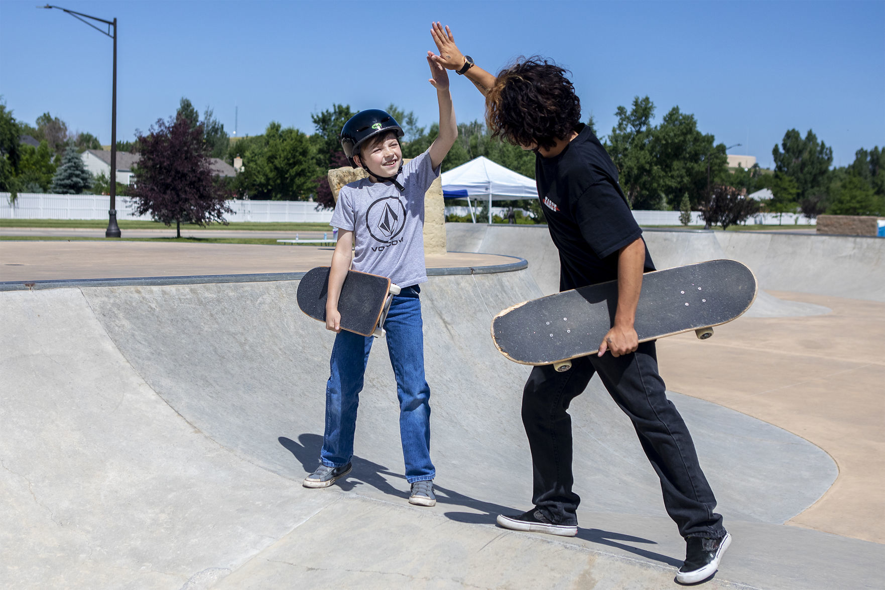 Learning skateboard